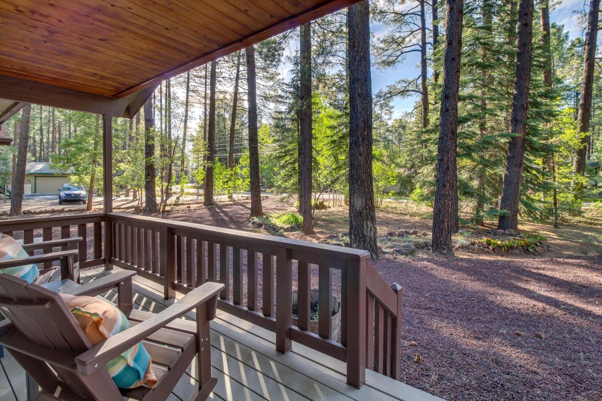 Peaceful Pinetop Cabin With Deck And Fire Pit! Villa Indian Pine Exterior photo