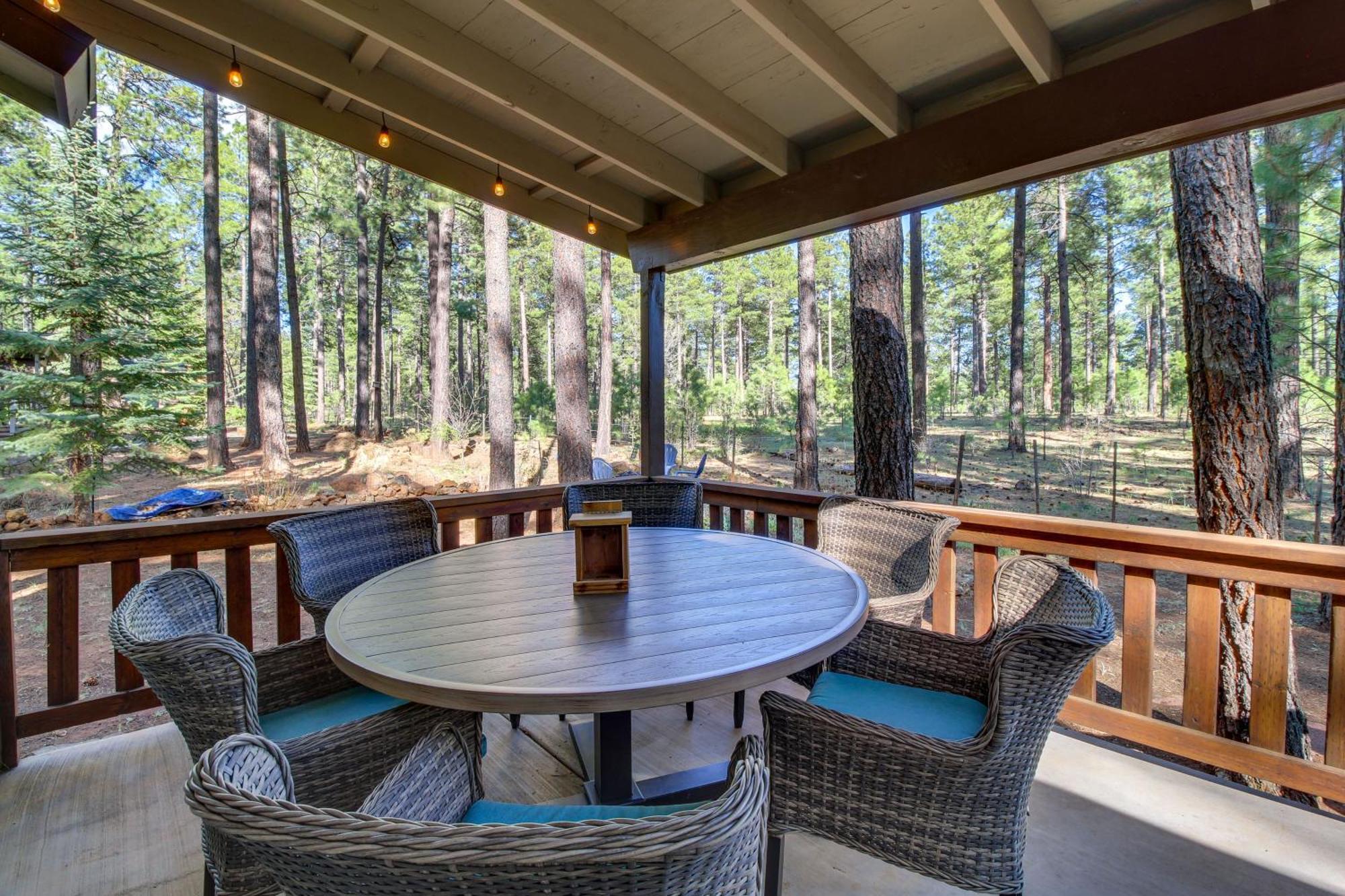 Peaceful Pinetop Cabin With Deck And Fire Pit! Villa Indian Pine Exterior photo