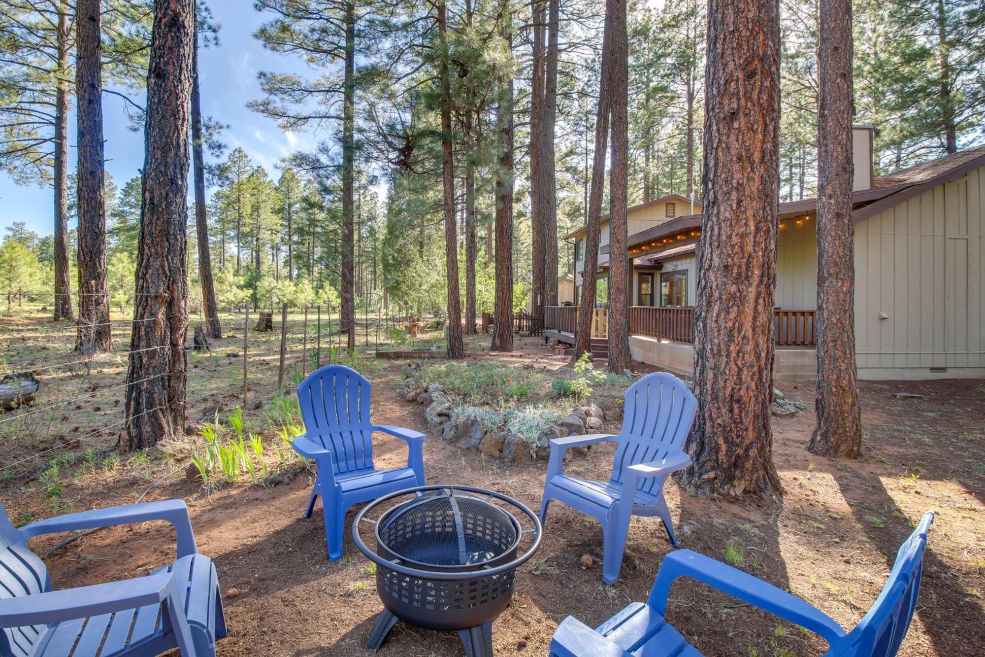 Peaceful Pinetop Cabin With Deck And Fire Pit! Villa Indian Pine Exterior photo